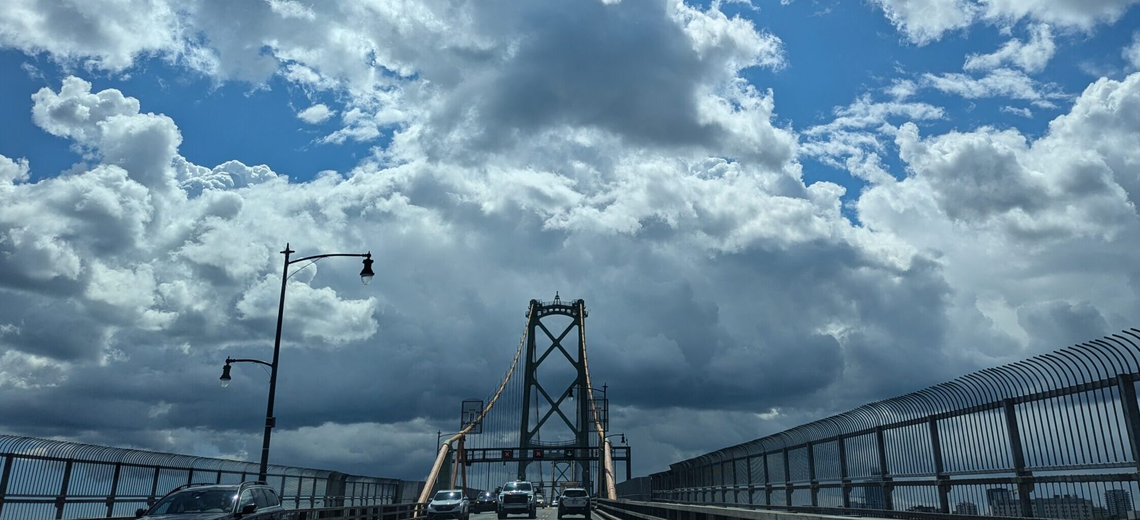Halifax Dartmouth Harbour Bridge in Nova Scotia